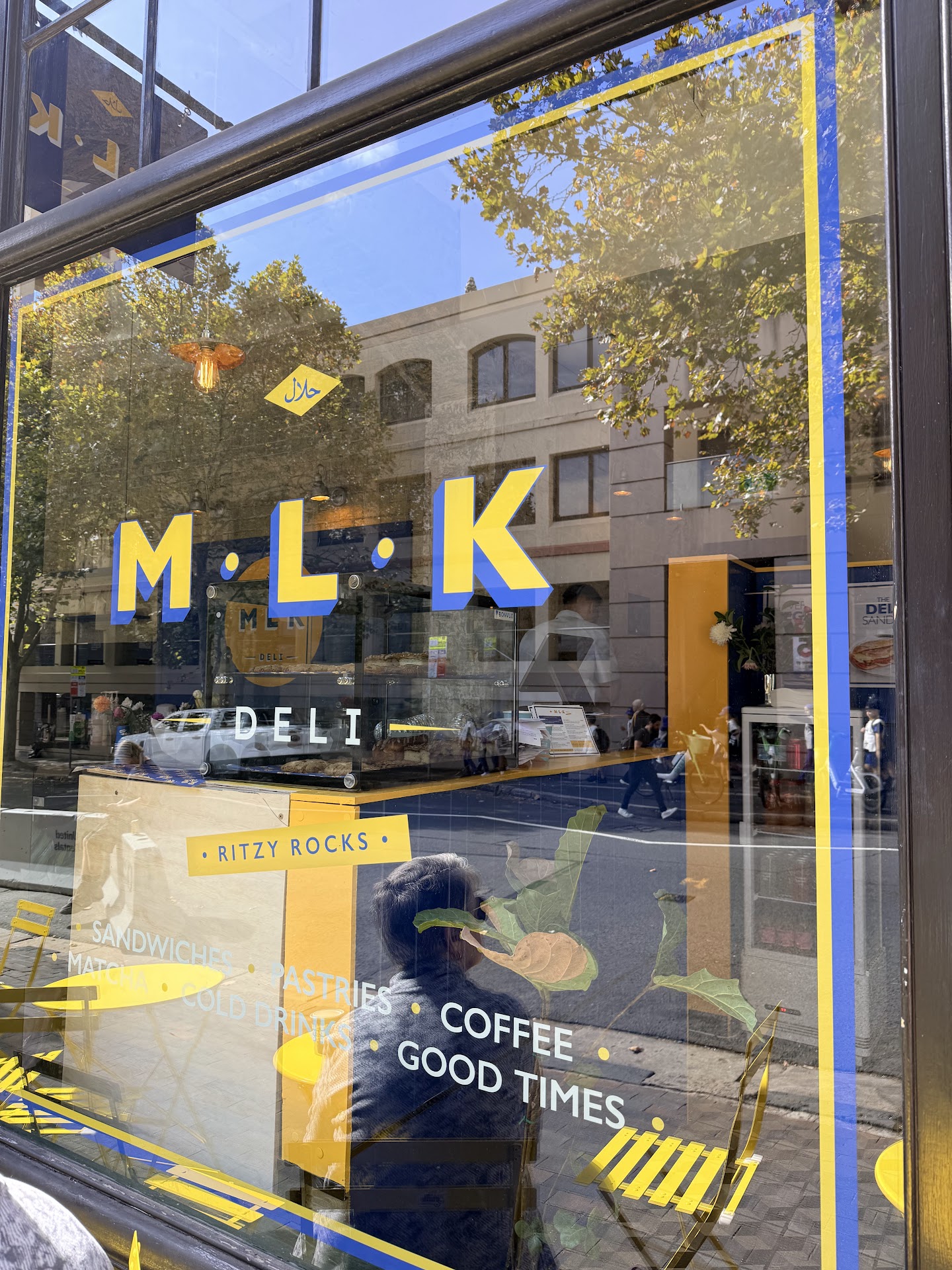 MLK Deli shopfront window in The Rocks